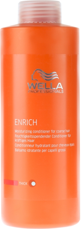 Питательный увлажняющий кондиционер для сильных и жестких волос - Wella Professionals Enrich Moisturizing Conditioner — фото N3