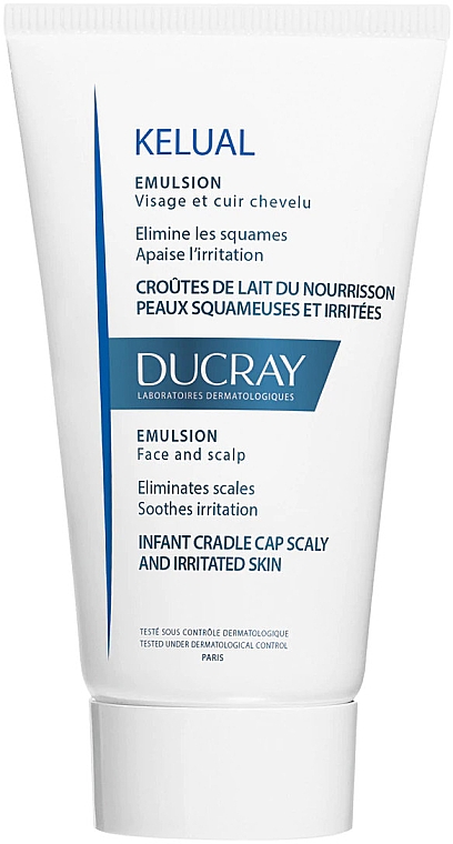 Емульсія для подразненої й полущеної шкіри - Ducray Kelual Emulsion Face & Scalp — фото N1