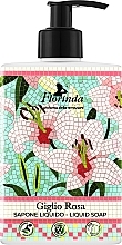 Парфумерія, косметика Мило рідке "Рожева лілія" - Florinda Mosaici Italiani Liquid Soap