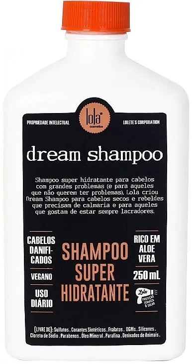Зволожувальний шампунь для сухого та неслухняного волосся - Lola Cosmetics Dream Shampoo — фото N1