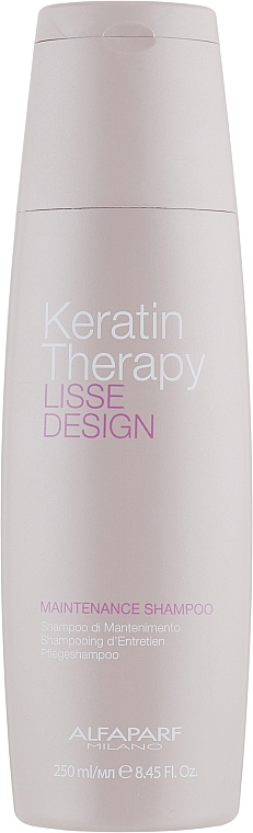 УЦЕНКА Кератиновый шампунь - Alfaparf Lisse Design Keratin Therapy Maintenance Shampoo * — фото N1