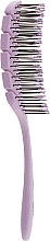 Щетка для волос массажная, 10-рядная, розовая - Hairway Eco Corn — фото N2