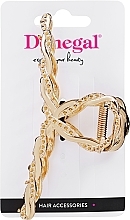 Затискач для волосся, золотий - Donegal — фото N1