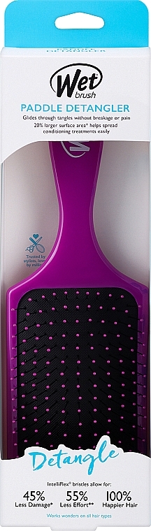 Щітка для волосся - Wet Brush Paddle Detangler Purist Purple — фото N3