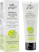 Духи, Парфюмерия, косметика Крем для лица матирюющий - Selfie Project Mattifying Smoothing Cream Green Detox 