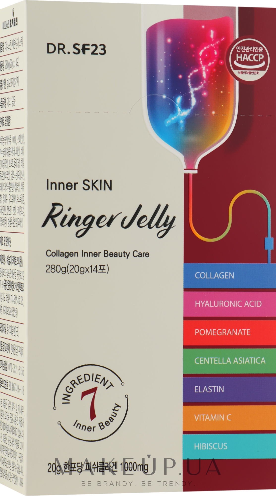 Питьевой коллаген для кожи в стиках - Skin Factory Ringer Jelly DR.SF23 — фото 14x20g