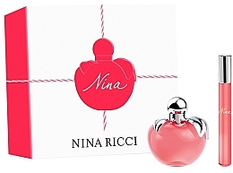 Духи, Парфюмерия, косметика Nina Ricci Nina - Набор (edt/50ml + edt/roll/10ml)