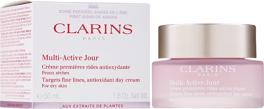 Дневной крем для сухой кожи - Clarins Multi Active Antioxidant Day Cream For Dry Skin — фото N2