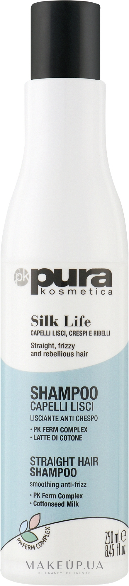 Шампунь для волосся - Pura Kosmetica Silk Life Shampoo — фото 250ml