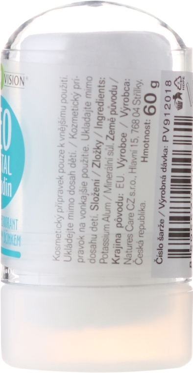 Мінеральний дезодорант - Purity Vision Deo Krystal 24 Hour Mineral Deodorant — фото N2