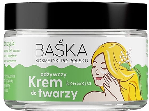 Питательный крем для лица "Ландыш" - Baska Face Cream — фото N1