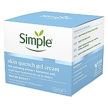 УЦЕНКА Успокаивающий ночной крем - Simple Water Boost Skin Quench Sleeing Cream * — фото N5