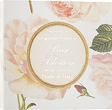 Натуральное мыло "Роза" - Saponificio Artigianale Fiorentino Rose Blossom Soap — фото N1