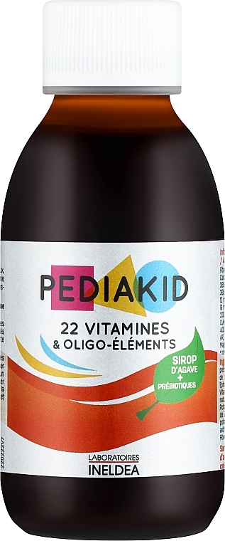 Сироп для здорового физического развития: 22 витамина и олиго-элемента - Pediakid 22 Vitamines et Oligo-Elements Sirop — фото N1