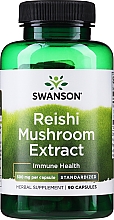 Парфумерія, косметика Харчова добавка "Гриби рейші" 500 мг, 90 шт. - Swanson Reishi Mushroom Extract