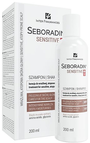 Шампунь для чутливої шкіри голови - Seboradin Sensitive Shampoo — фото N1