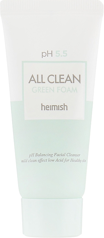 УЦЕНКА Очищающая пенка для лица - Heimish All Clean Green Foam pH 5.5 (мини) * — фото N1