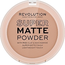 Матувальна пудра для обличчя - Makeup Revolution Super Matte Pressed Powder — фото N2