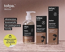 Набор - Tolpa Dermo Men Barber Set (f/cl/gel/150ml+f/gel/balm/75ml+beard/oil/40ml) — фото N1