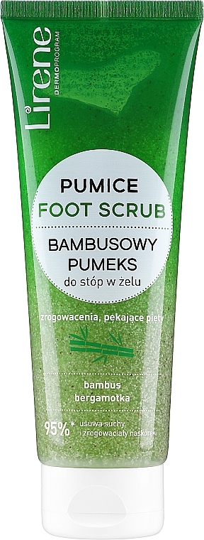 Бамбуковий гель для пемзи для ніг - Lirene Bamboo Foot Pumice Gel — фото N1
