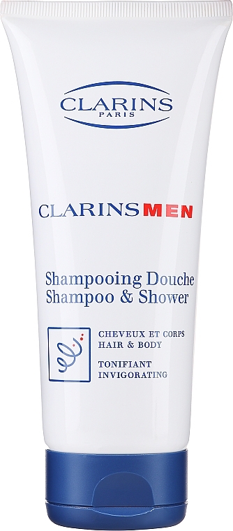 Мужской шампунь для тела и волос - Clarins Men Total H & В Shampoo