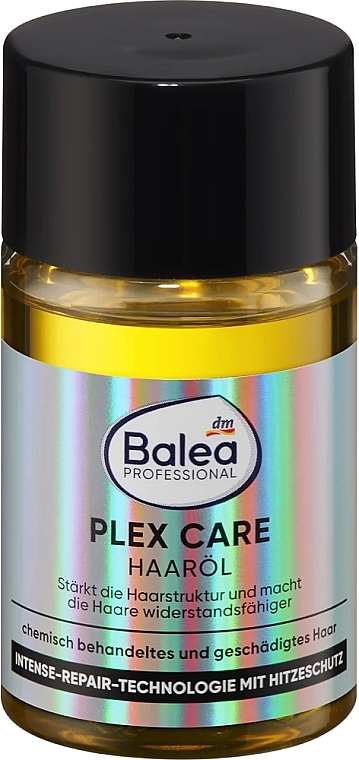 Професійна олія для хімічно обробленого та пошкодженого волосся - Balea Professional Plex Care — фото N1