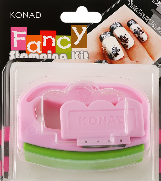 Штамп зі скребком "Fancy" SN-FS - Konad Stamp With Scraper — фото N1