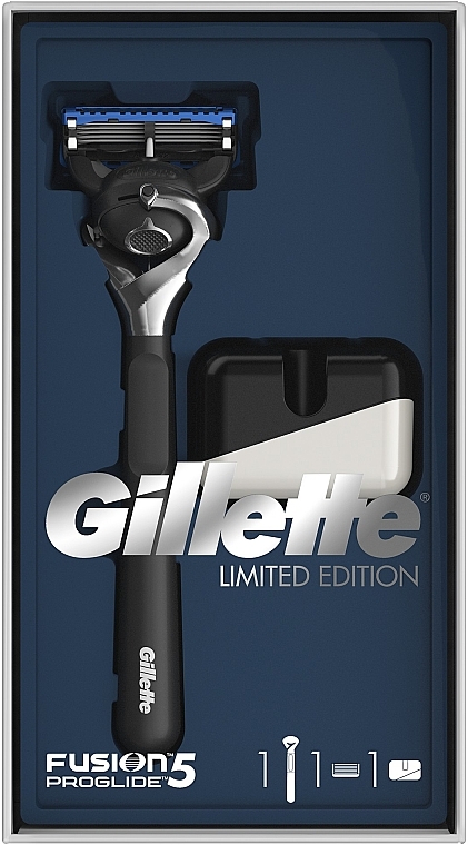 Набір - Gillette Fusion5 ProGlide (razor/1psd + rem/cass/1psd + stand) — фото N1
