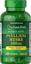 Парфумерія, косметика Харчова добавка "Лушпиння насіння подорожника" - Puritan's Pride Psyllium Husks 500mg