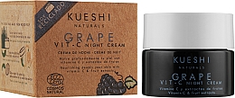 Нічний крем для обличчя з екстрактом винограду й вітаміном С - Kueshi Naturals Grape Vit. C Night Cream — фото N2