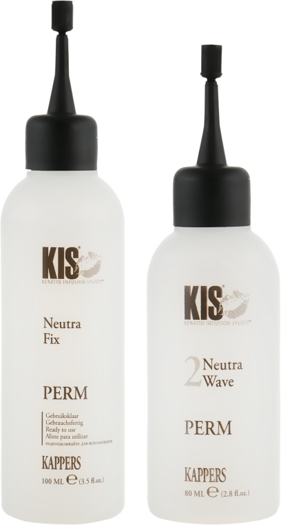 Средство для химической завивки волос, щадящее, для окрашенных волос - Kis NeutraWave 2 Perm  — фото N2