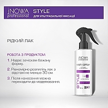 Профессиональный жидкий лак ультрасильной фиксации - JNOWA Professional Style 3 Ultra Strong — фото N3