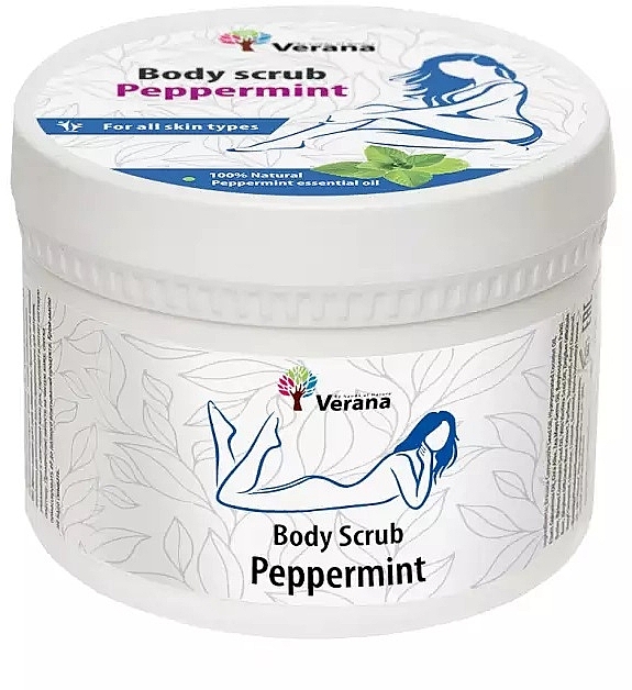 Скраб для тіла "М'ята перцева" - Verana Body Scrub Peppermint — фото N1