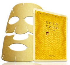 Парфумерія, косметика Золота тканинна маска - Holika Holika Prime Youth Gold Caviar Gold Foil Mask