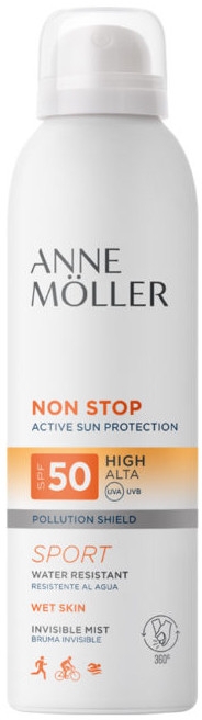 Солнцезащитный спрей для тела - Anne Moller Non Stop Active Sun Invisible Mist SPF50  — фото N1