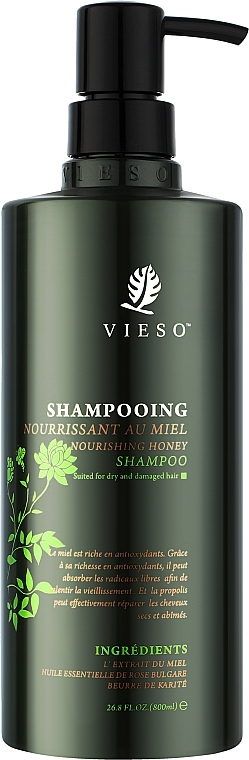 Шампунь живильний з медом - Vieso Nourishing Honey Shampoo