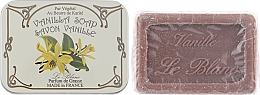 Натуральне мило в жерстяній упаковці "Ваніль" - Le Blanc Vanille Soap — фото N1
