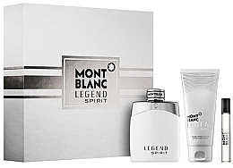 Парфумерія, косметика Montblanc Legend Spirit - Набір (edt/100ml + mini/7.5ml + sh/g/100ml)