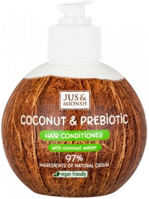 Кондиціонер для волосся - Jus & Mionsh Coconut & Prebiotic Hair Conditioner — фото N1