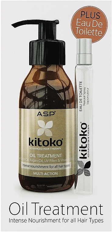 Affinage Kitoko - Набор (edt/mini/14ml + oil/115ml) — фото N1