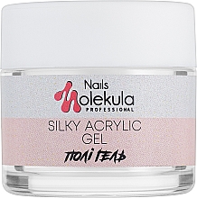 Акрил-Гель - Nails Molekula Silky Acrylic Gel Silky Clear — фото N1