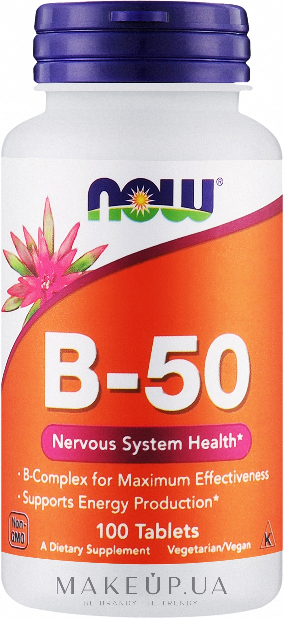 Витамины В-50 в таблетках - Now Foods Vitamin B-50 Tablets — фото 100шт