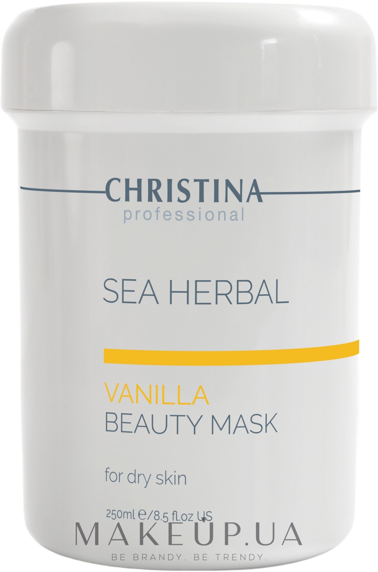 Ванільна маска краси для сухої шкіри - Christina Sea Herbal Beauty Mask Vanilla — фото 250ml