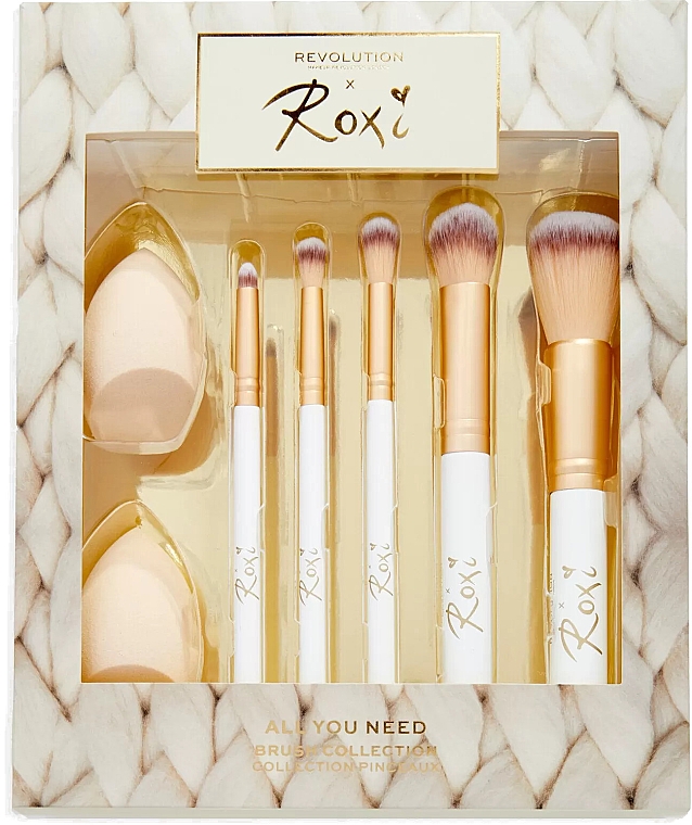 Makeup Revolution X Roxi Brush and Sponge Set All You Need - Набір для макіяжу — фото N1