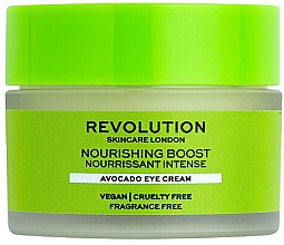 Парфумерія, косметика Крем для шкіри навколо очей з авокадо - Revolution Skincare Nourishing Boost Avocado Eye Cream