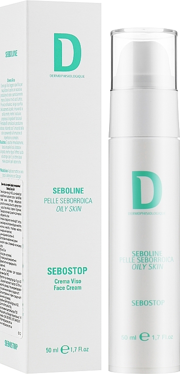 УЦІНКА Живильний крем для обличчя - Dermophisiologique Sebostop Crema Gel * — фото N2