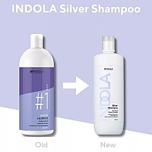 Шампунь для окрашенных волос с серебристым эффектом - Indola Innova Color Silver Shampoo — фото N5