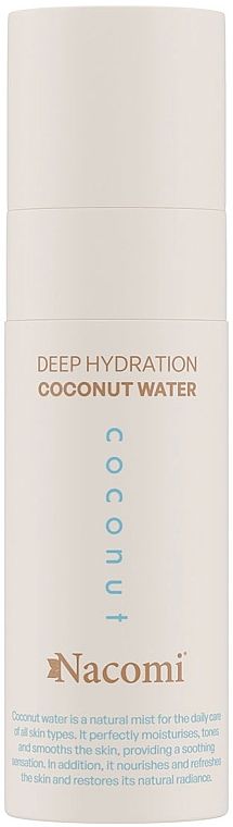 Мист для лица с кокосовой водой - Nacomi Deep Hydration Coconut Water Facial Mist — фото N1