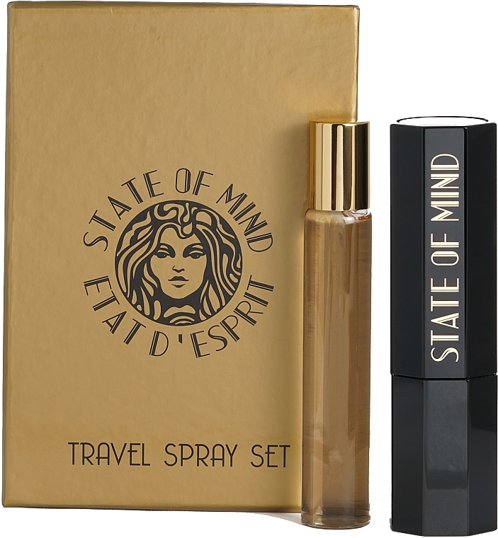 State Of Mind Spontaneous Generosity Travel Set Spray - Дорожный набор (edp/20 ml + edp/refill/20 ml) — фото N1