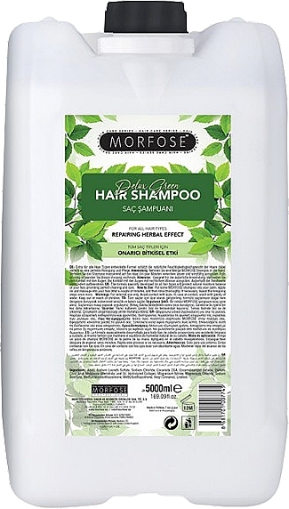 Травяной шампунь для волос - Morfose Herbal Delux Shampoo — фото N1